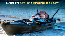 Set-up a fishing kayak Large
